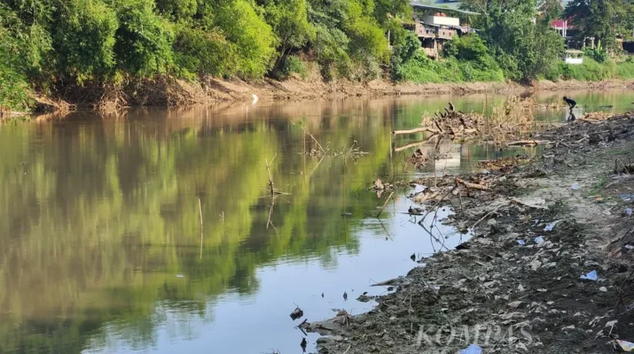 Musim Kemarau Picu Penurunan Debit Sungai di Jawa Tengah